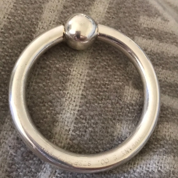 silver teething ring tiffany